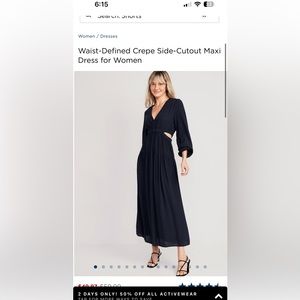 Old Navy plunge cut out dress